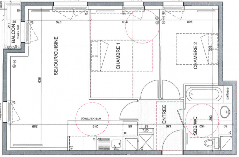 plan appartement norme